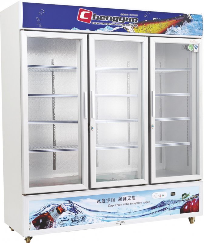 三门立式展示柜
